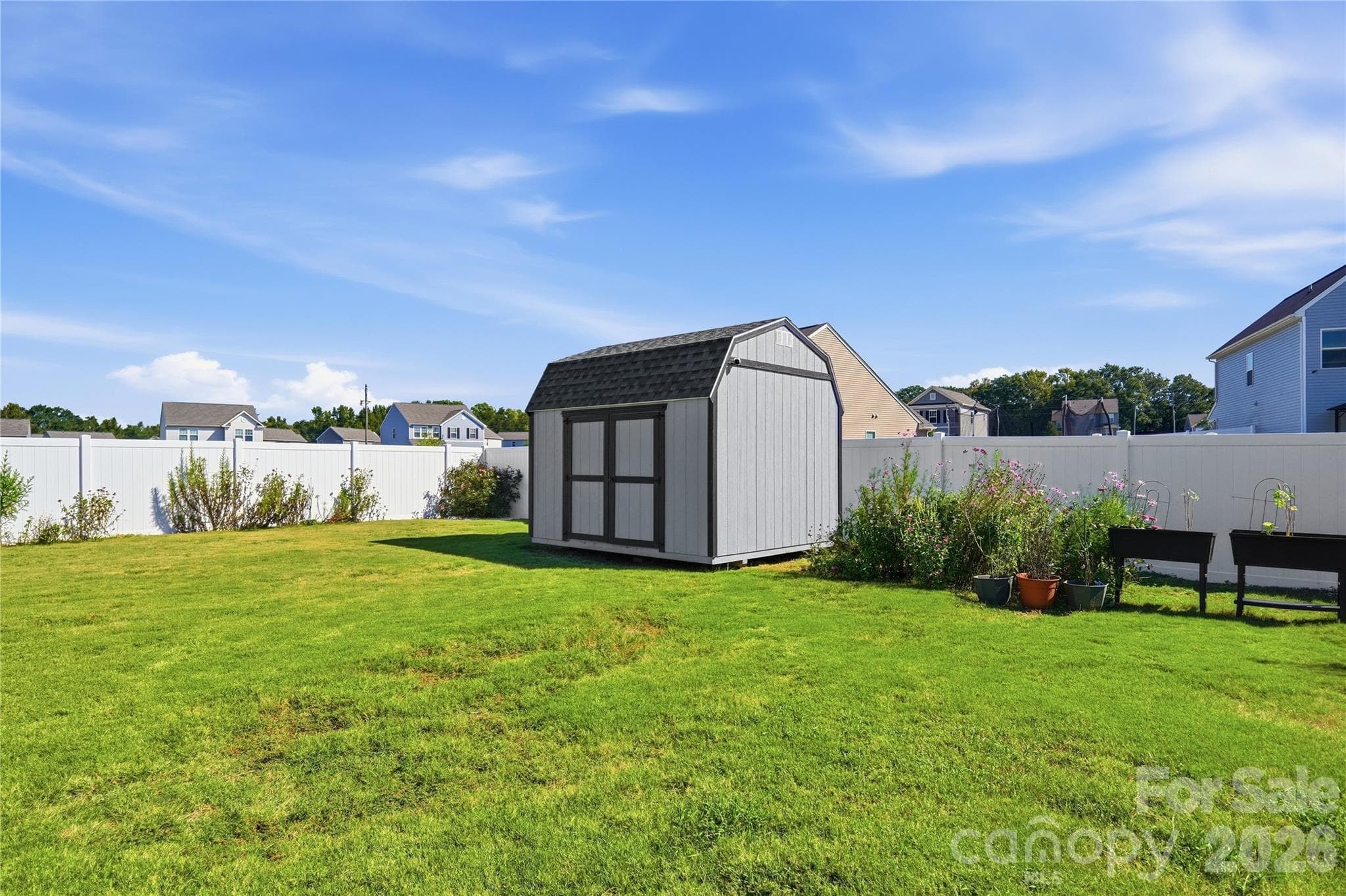 View of Backyard - 206 Amberly Circle, Pageland