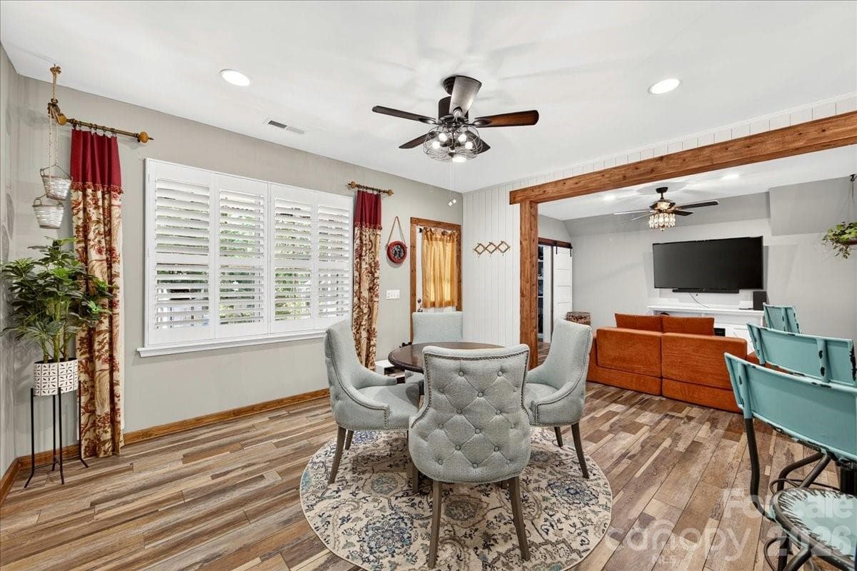 dining room open to living room and kitchenette - 3093 Hartson Pointe Drive, Fort Mill