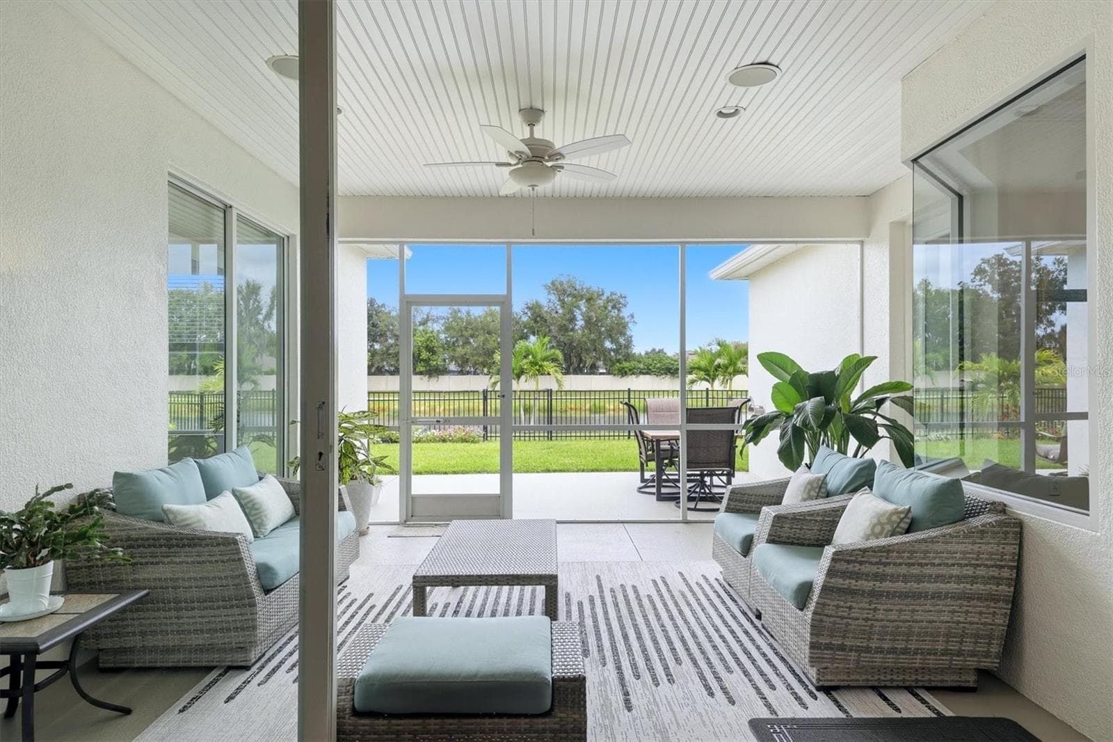 Covered lanai - 5847 LEXINGTON DR, PARRISH