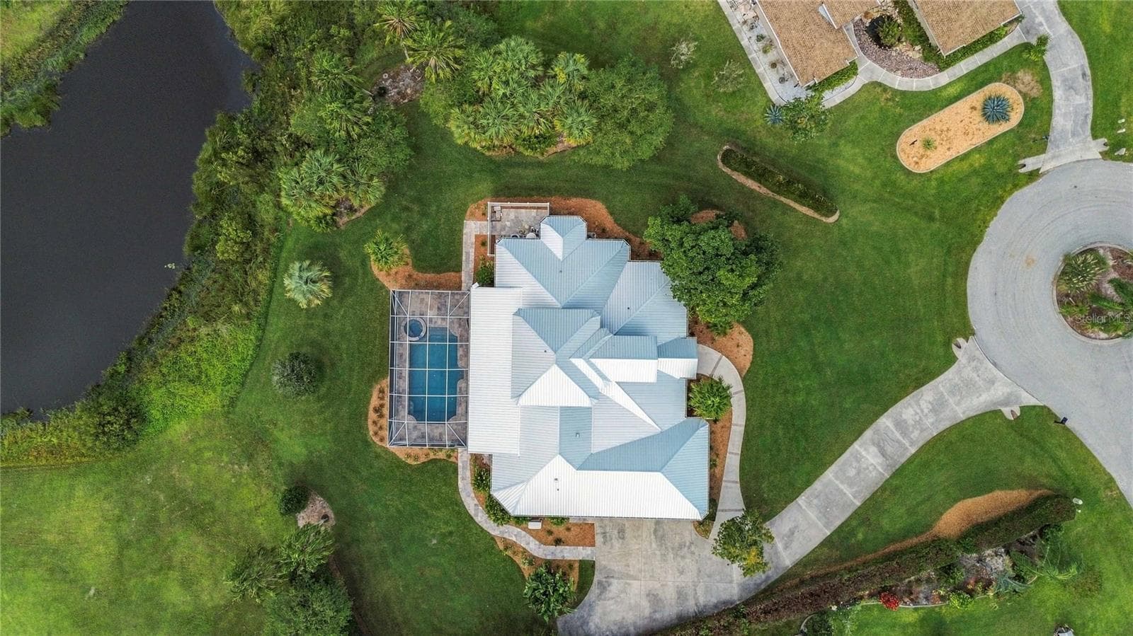 Aerial view - 8543 SW AVIARY RD, ARCADIA