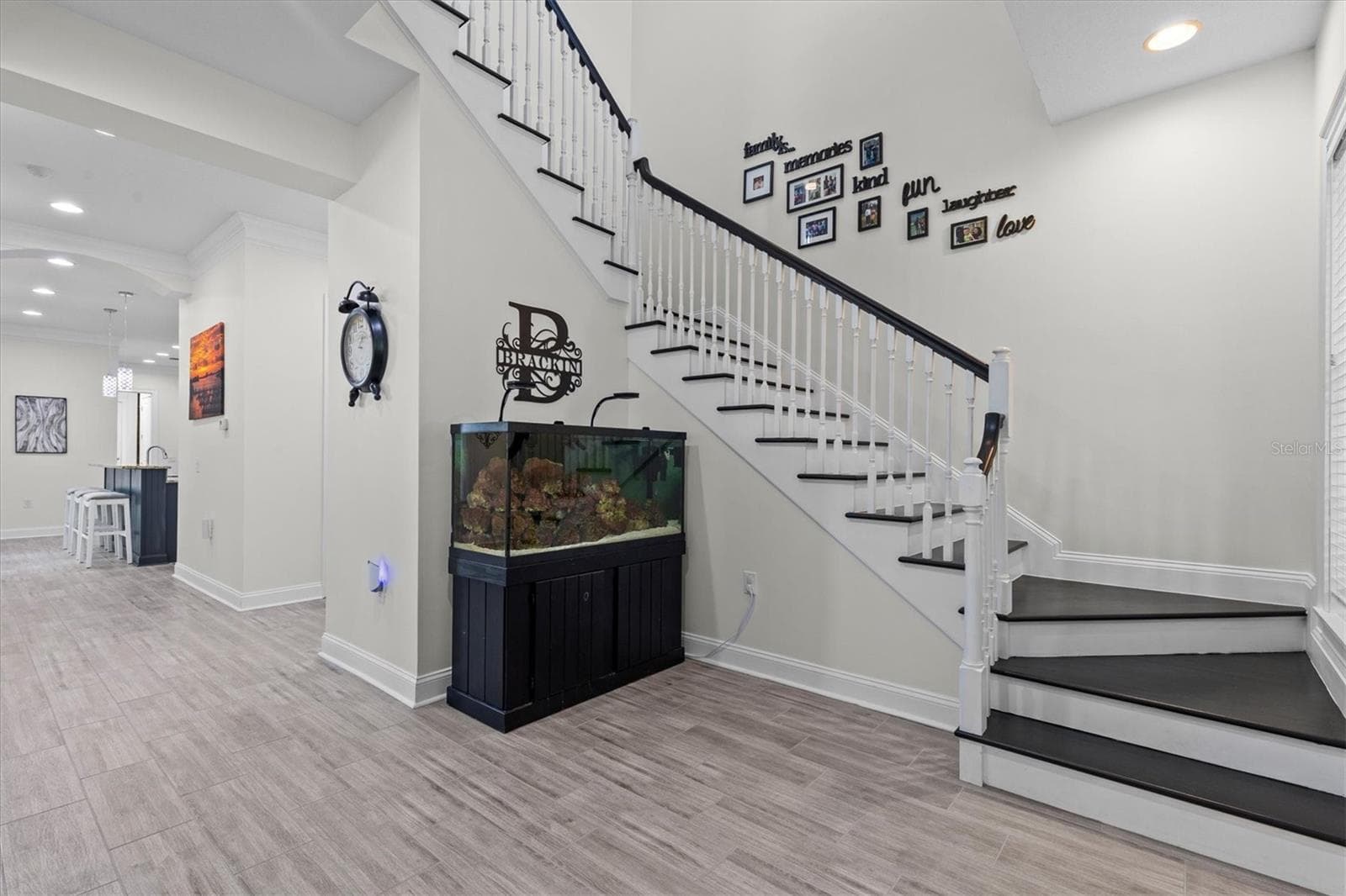 Stairs to second level. - 480 GILMAN PL N, ST PETERSBURG