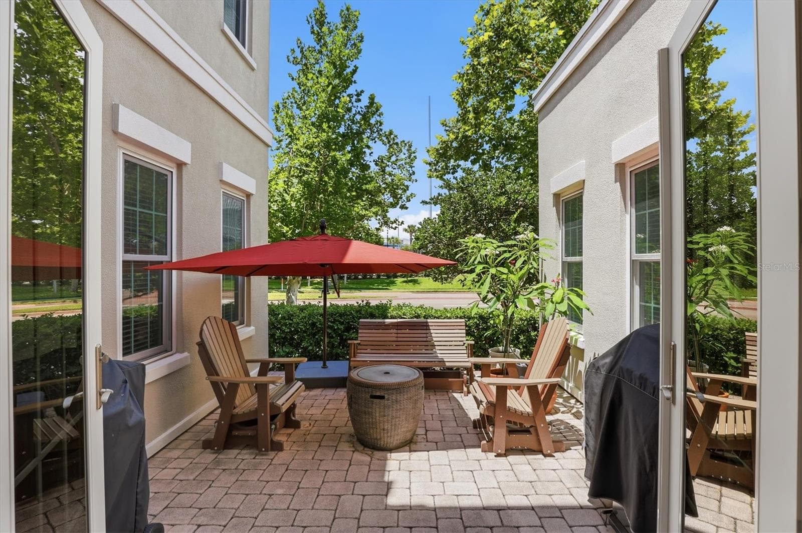 Grill and entertain on this private paver patio. - 480 GILMAN PL N, ST PETERSBURG