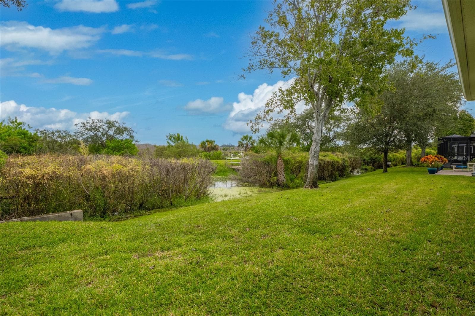 Backyard Water View - 4381 TIMOTHY DR, MERRITT ISLAND