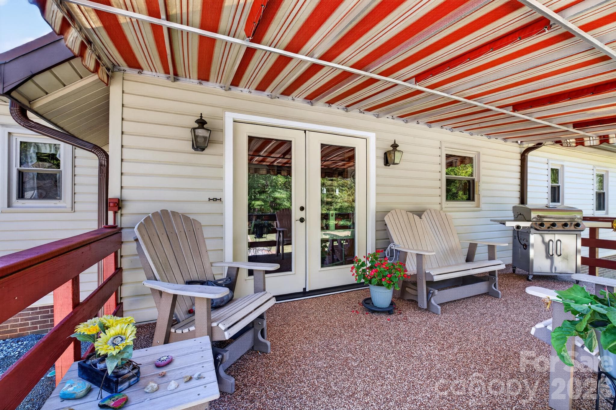 Inviting Covered Rear Deck - Hudson