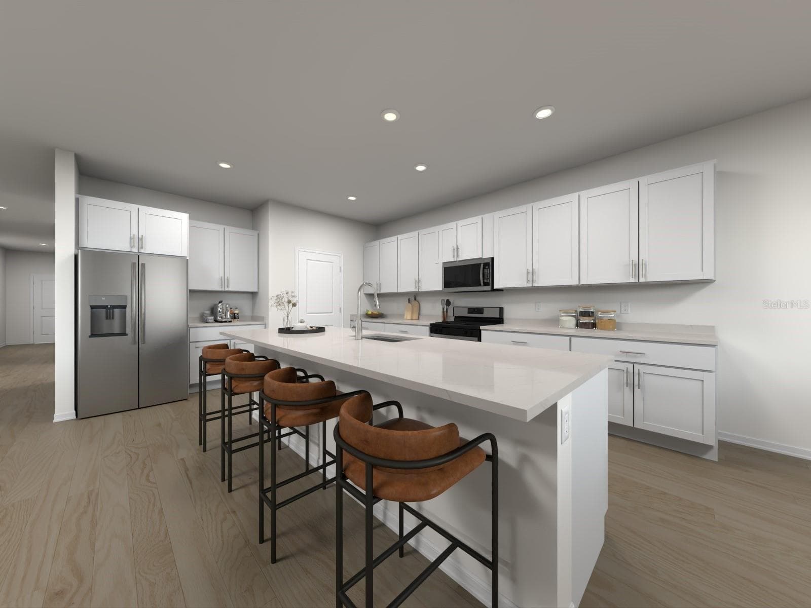 Photo is not of the actual home, but is an inspirational photo of builder’s model home and may depict options, furnishings, and/or decorator features that are not included - 25822 TROON AVE, SORRENTO