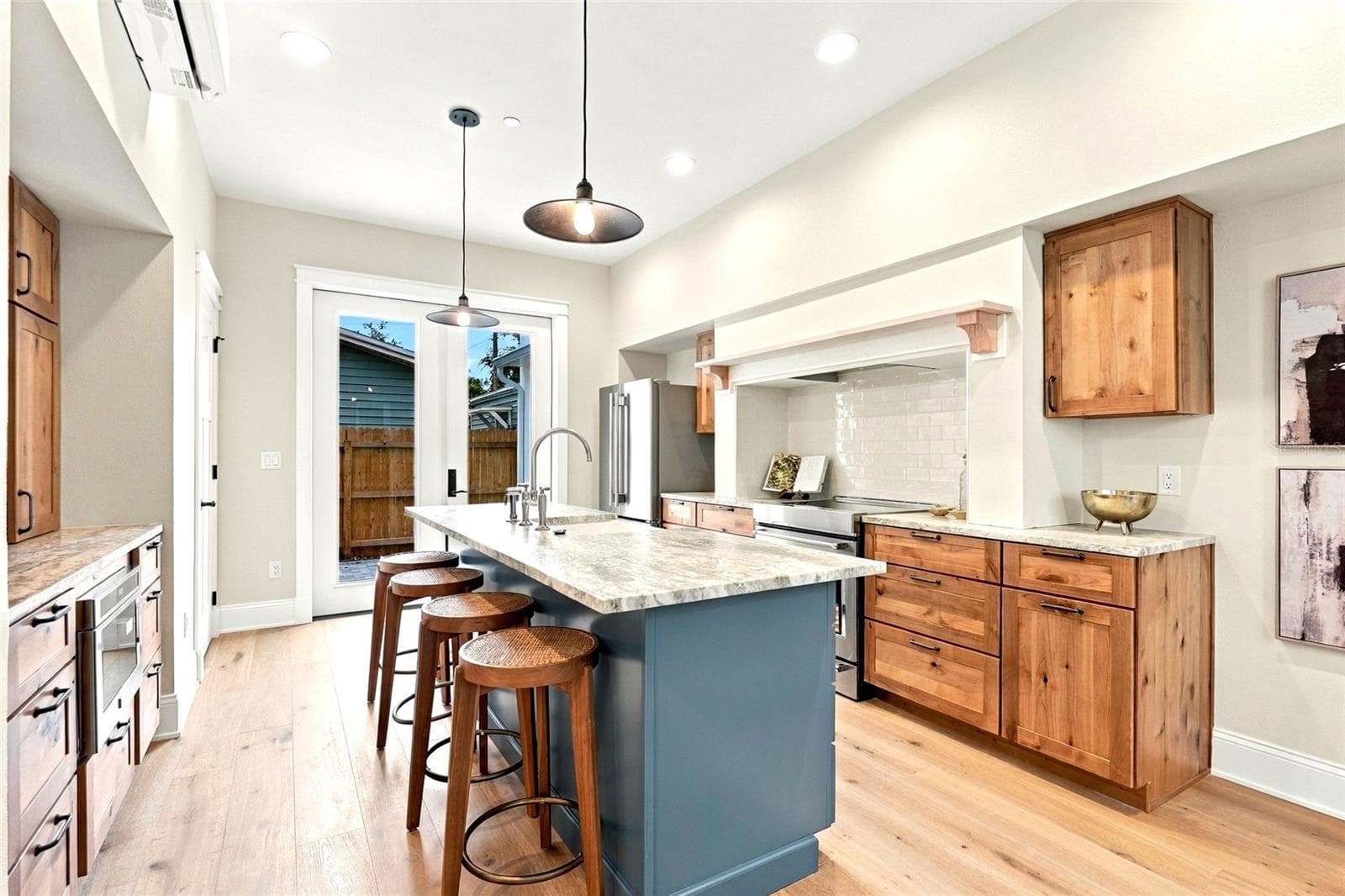 1st Floor Kitchen with Stainless steel appliances - AI Example Furnished - 2534 1ST AVE N, ST PETERSBURG