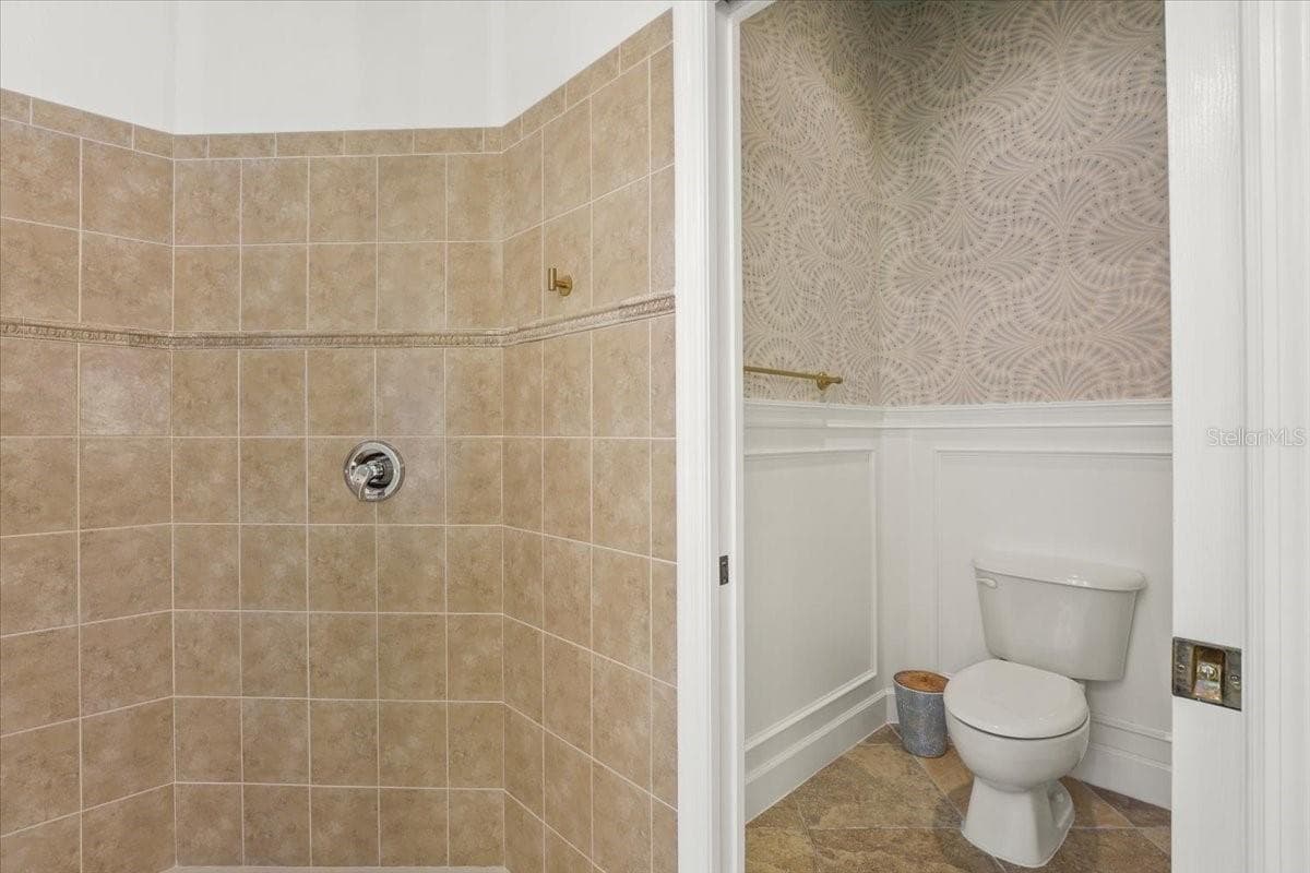 Primary Shower entrance/water closet - 6627 MERRYVALE LN, PORT ORANGE