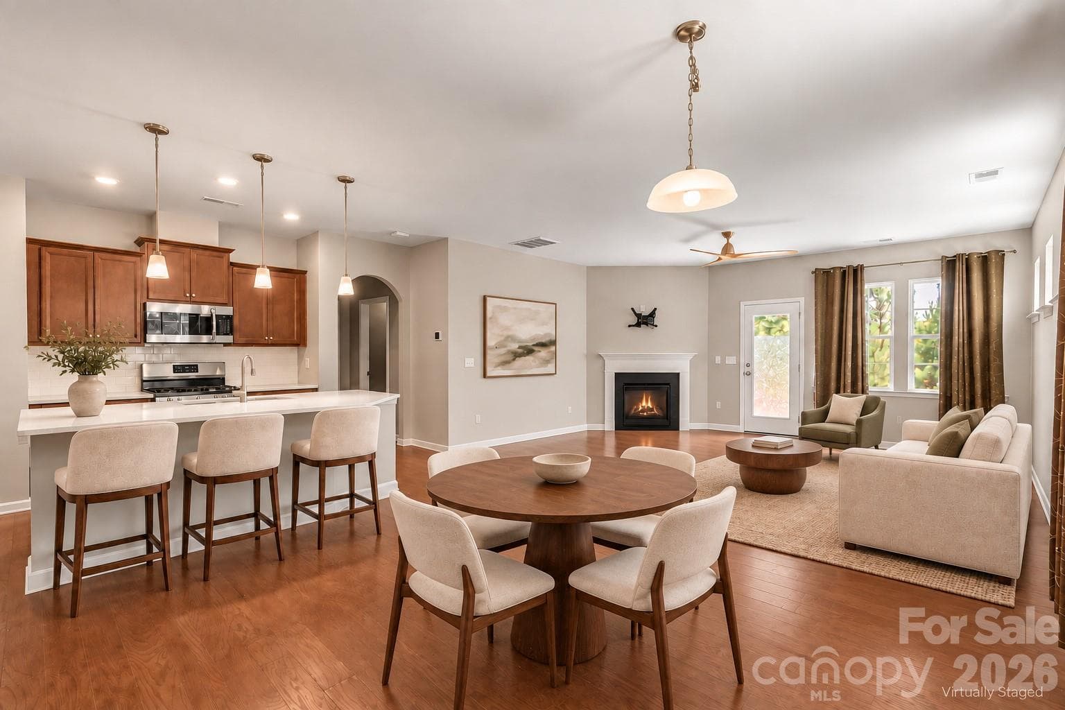 Virtually Staged - 17713 Yarwill Court, Charlotte