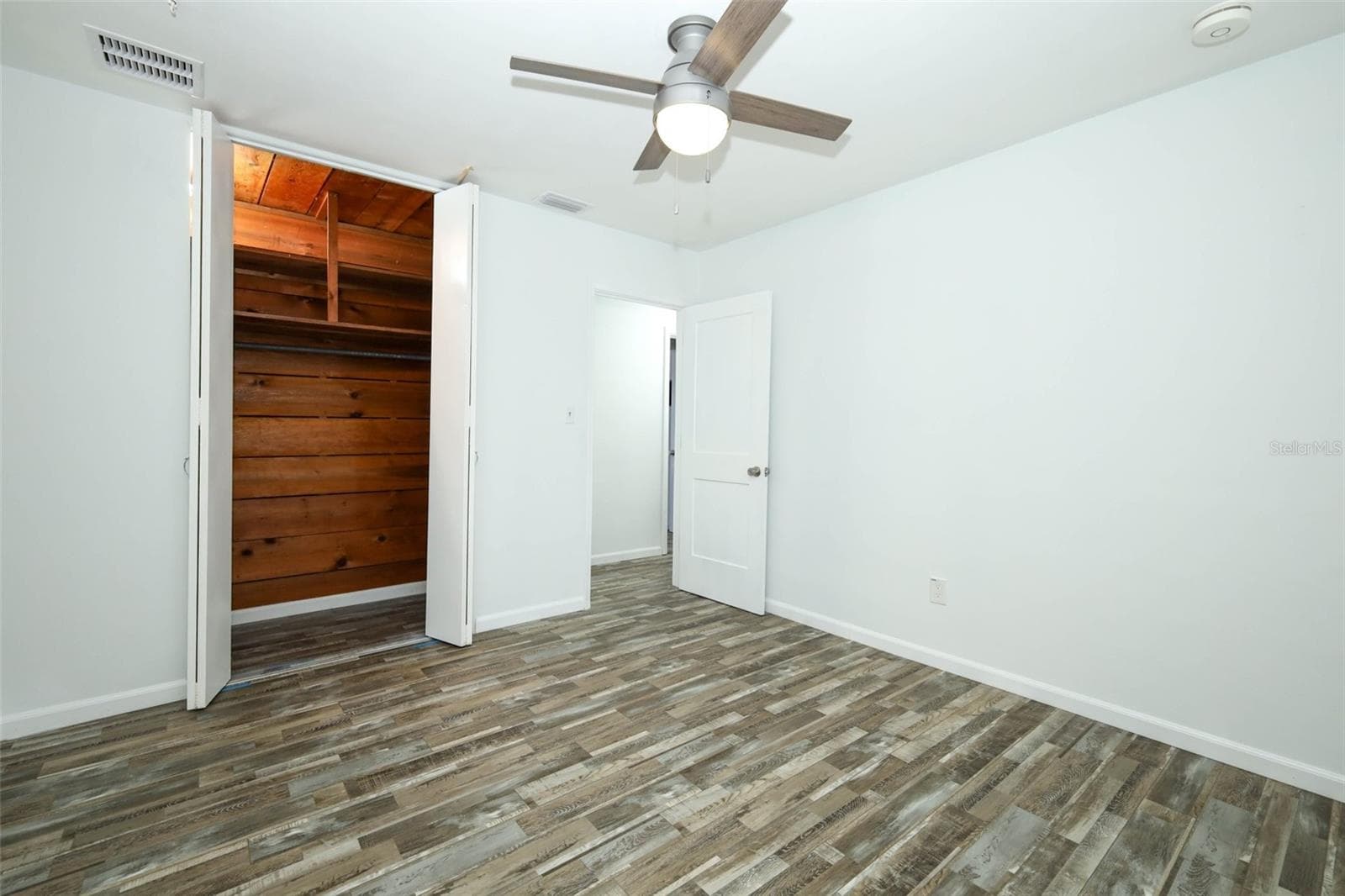 Bedroom 3 closet - look at that cedar! - 60 PARK LN, DEBARY
