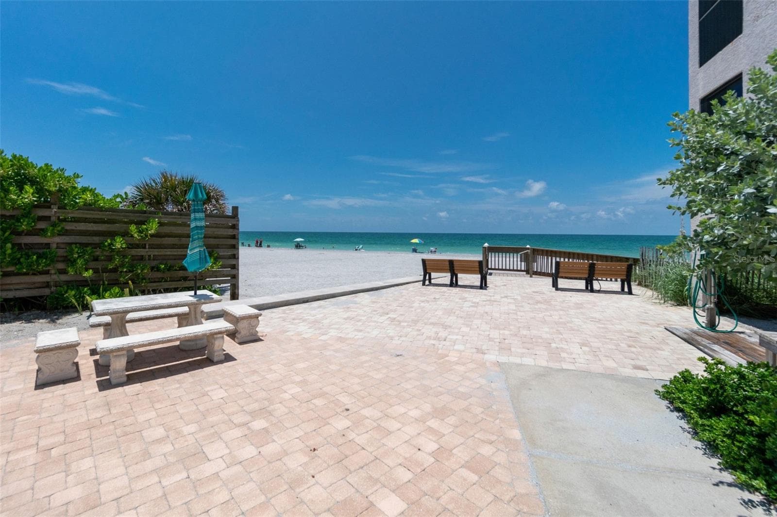 Community Sitting Area off the Beach - 2700 N BEACH RD #A105, ENGLEWOOD