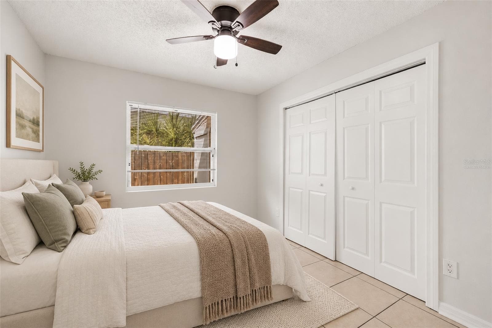 Unit A - Virtually Staged Bedroom 1 - 3413 N 53RD ST, TAMPA