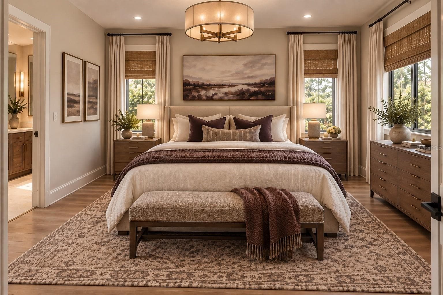 Primary Bedroom rendering for inspiration - 905 ENCLAVE PL, WINTER PARK