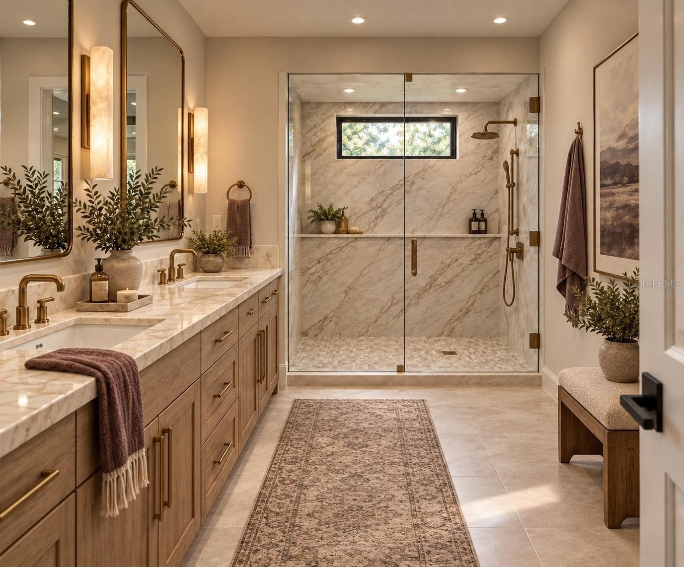 Primary bathroom rendering for inspiration - 905 ENCLAVE PL, WINTER PARK