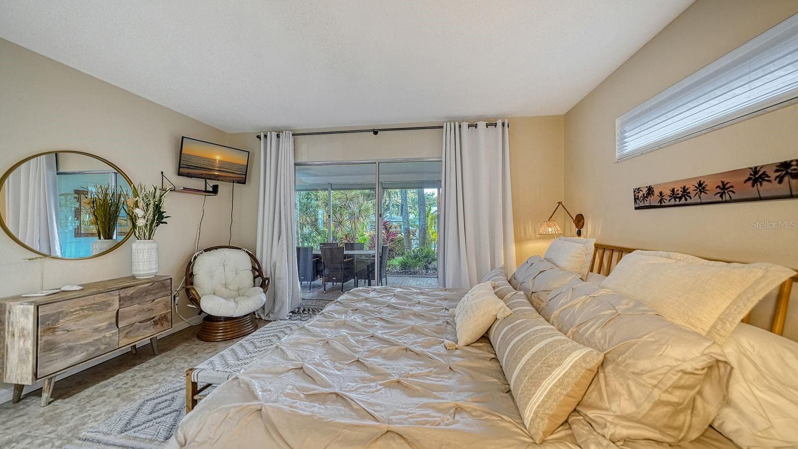 Owner's Suite with Glass Slider to the Lanai - 1229 MOONMIST CIR #P6, SARASOTA