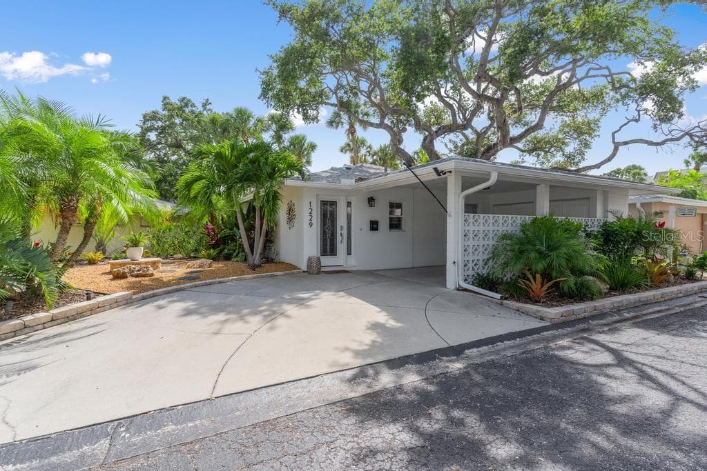 Covered Carport and Driveway accommodates up to 3 Vehicles - 1229 MOONMIST CIR #P6, SARASOTA