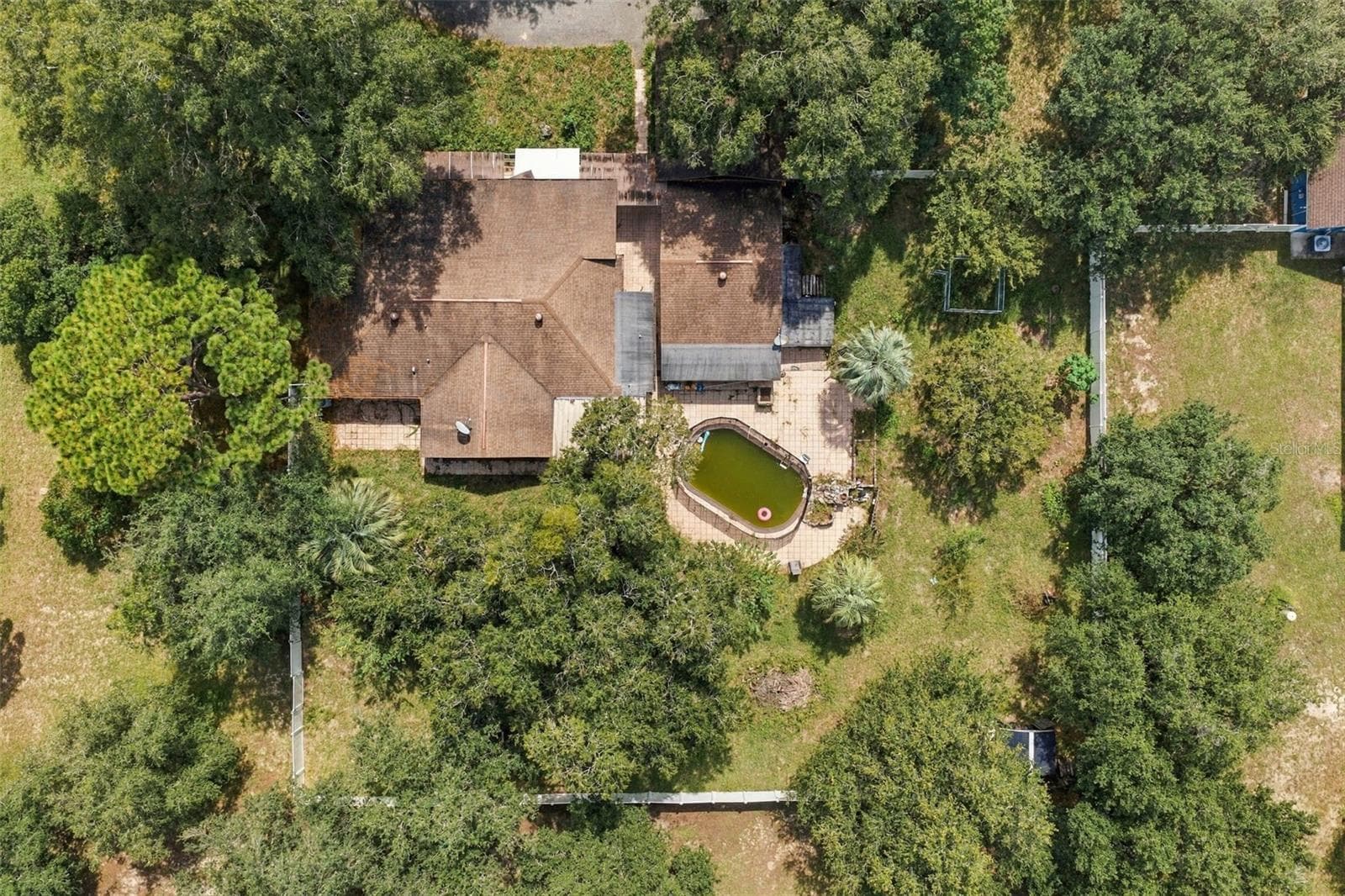 Aerial View - 15499 OAKCREST CIR, BROOKSVILLE