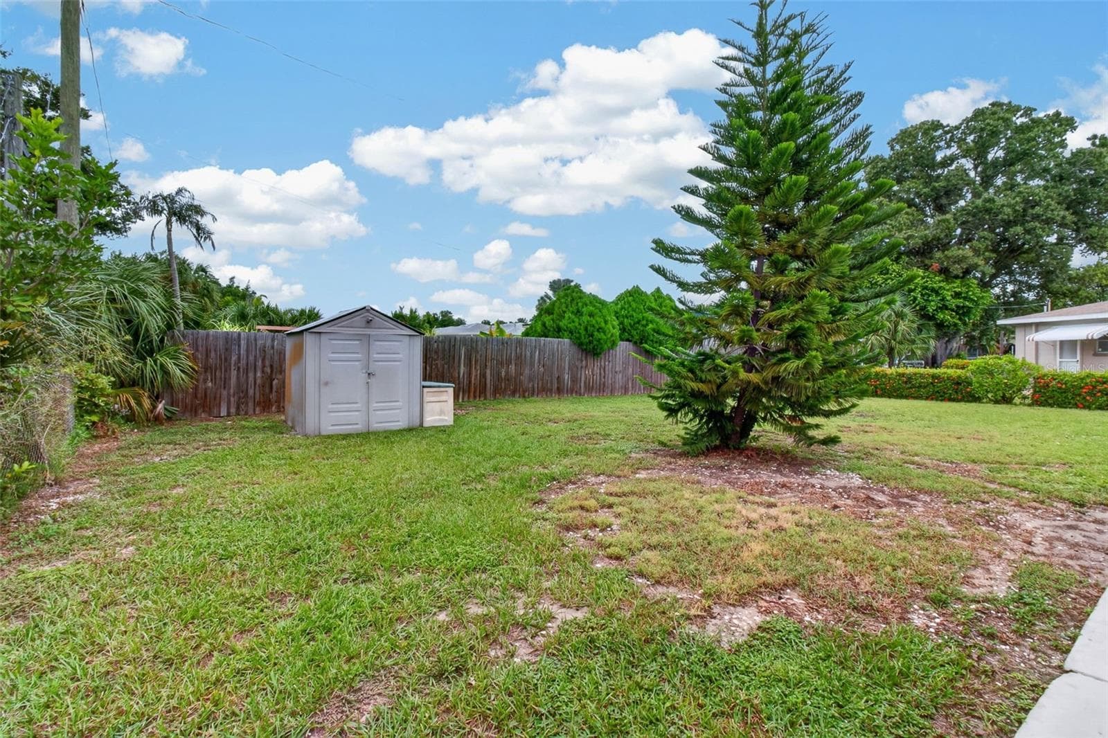 BIG BACK YARD WITH SHED - 2109 58TH ST S, GULFPORT