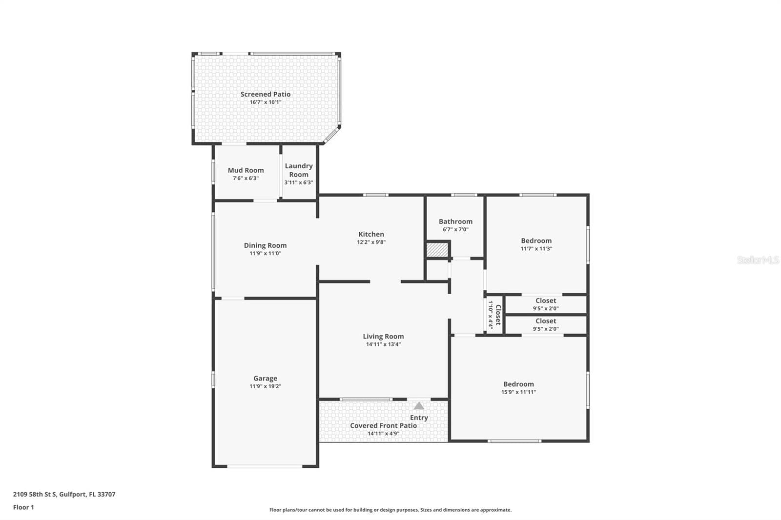 2109 58th St S - Floor plan - 2109 58TH ST S, GULFPORT