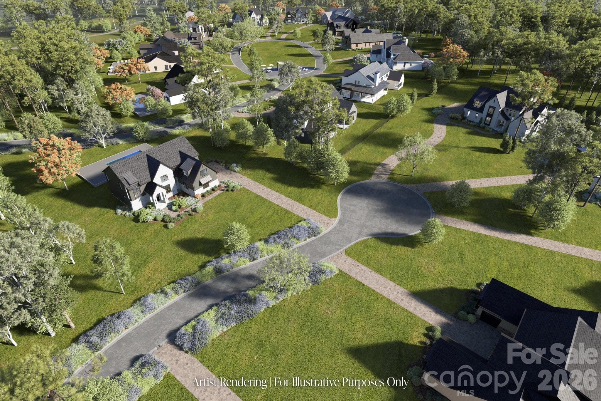Lots are presently open; imagery represents the future vision and architectural direction of Ferguson Farm - 7836 Midnight Farm Road, Huntersville