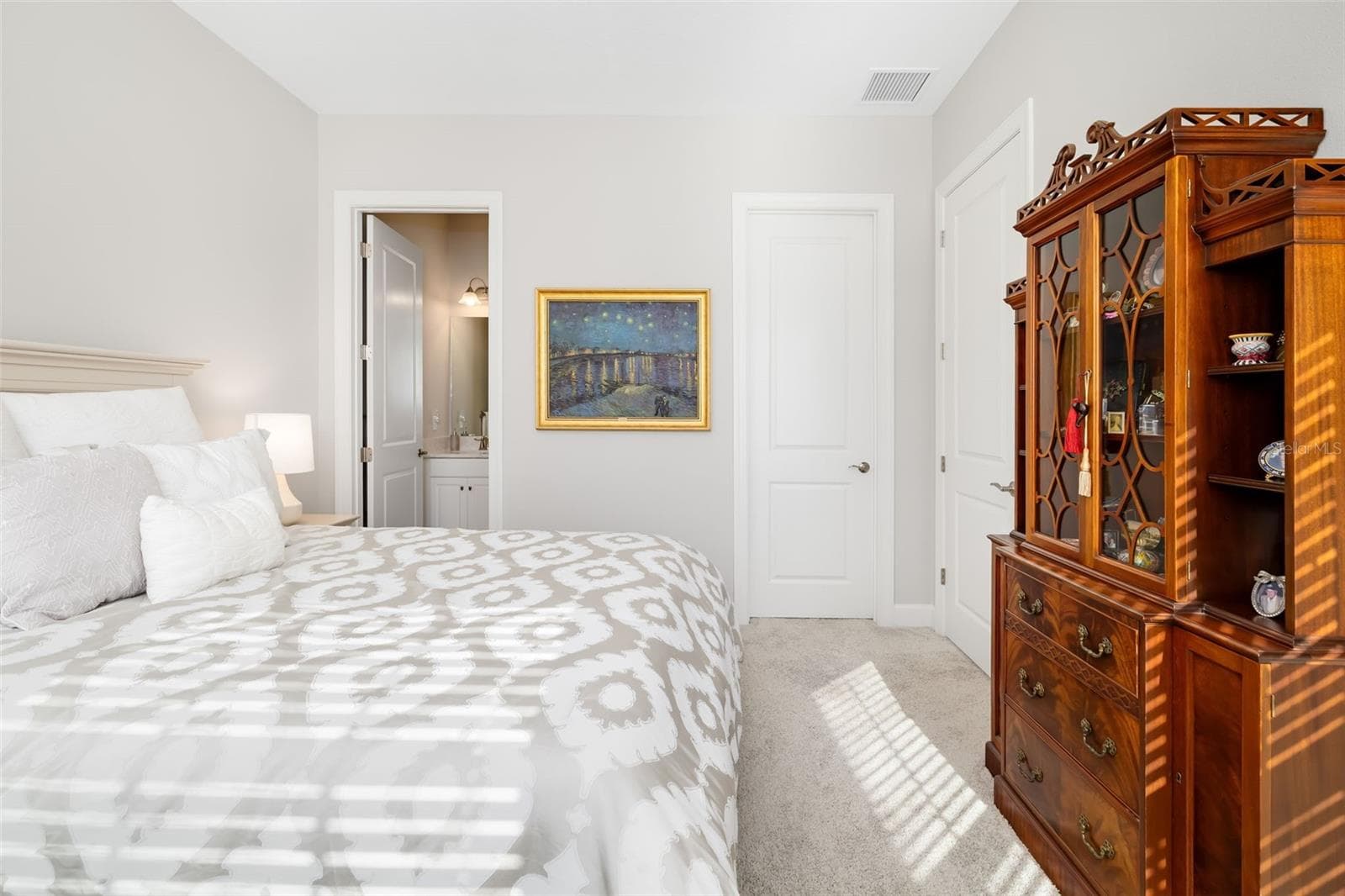The second bedroom offers a walk-in closet - 12807 SORRENTO WAY, BRADENTON