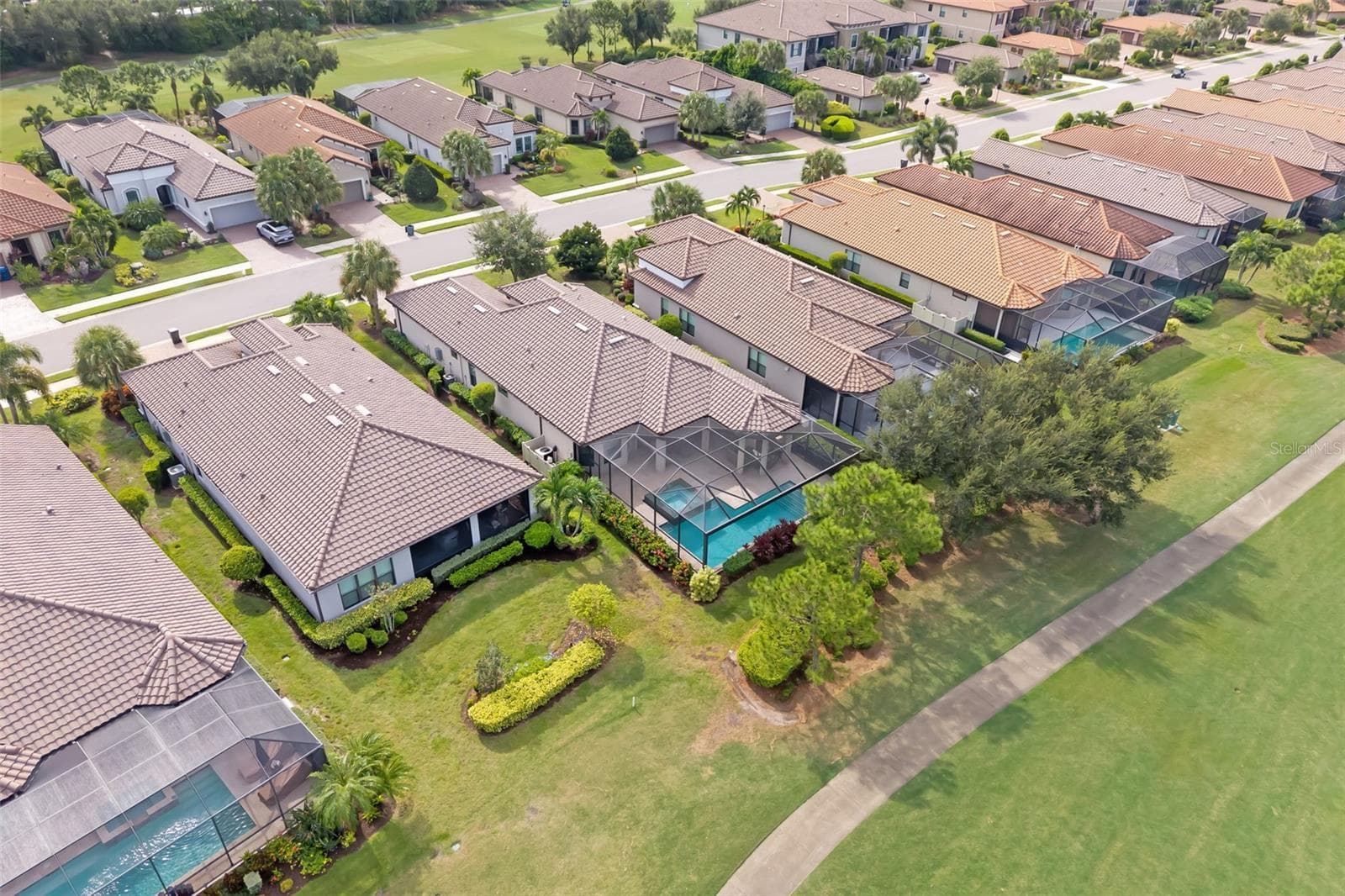 Aerial view - 12807 SORRENTO WAY, BRADENTON