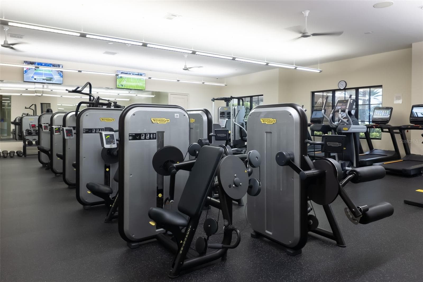 Part of the fitness room in the Wellness Center. Classroom for exercise instructions are there too, as well as the lockerooms - 12807 SORRENTO WAY, BRADENTON