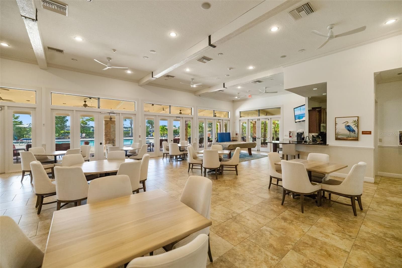 Inside the Amenity Center-- this is where it happens! Lots of interest group activities and cards! - 12807 SORRENTO WAY, BRADENTON