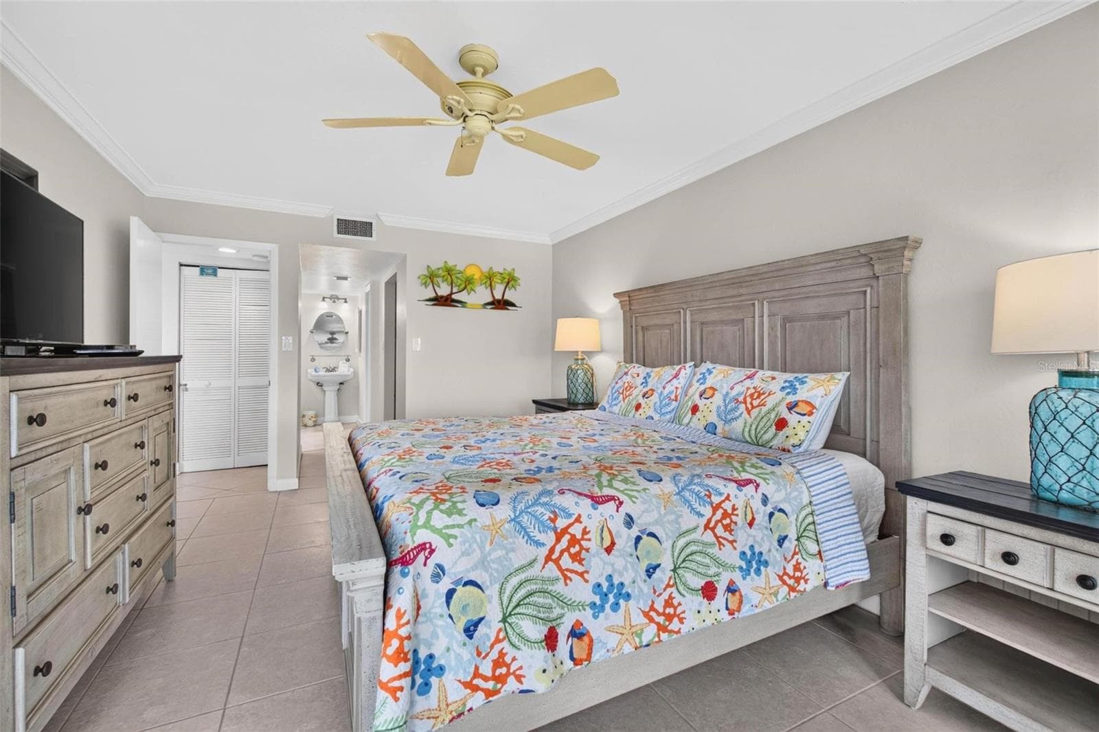 Master Bedroom - 7434 BAYSHORE DR #202, TREASURE ISLAND