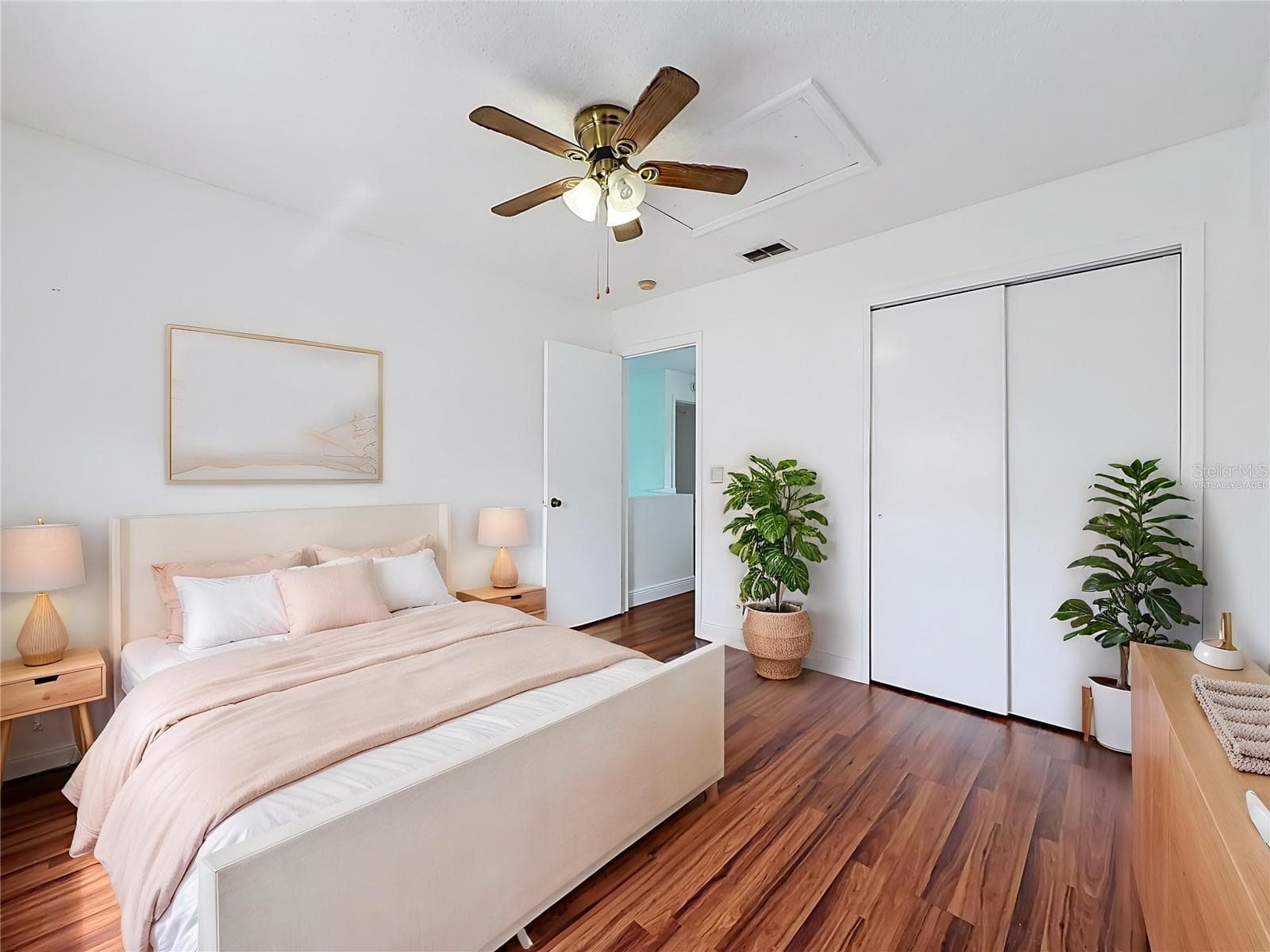Virtually staged second bedroom - 13518 SUMMERTON DR, ORLANDO
