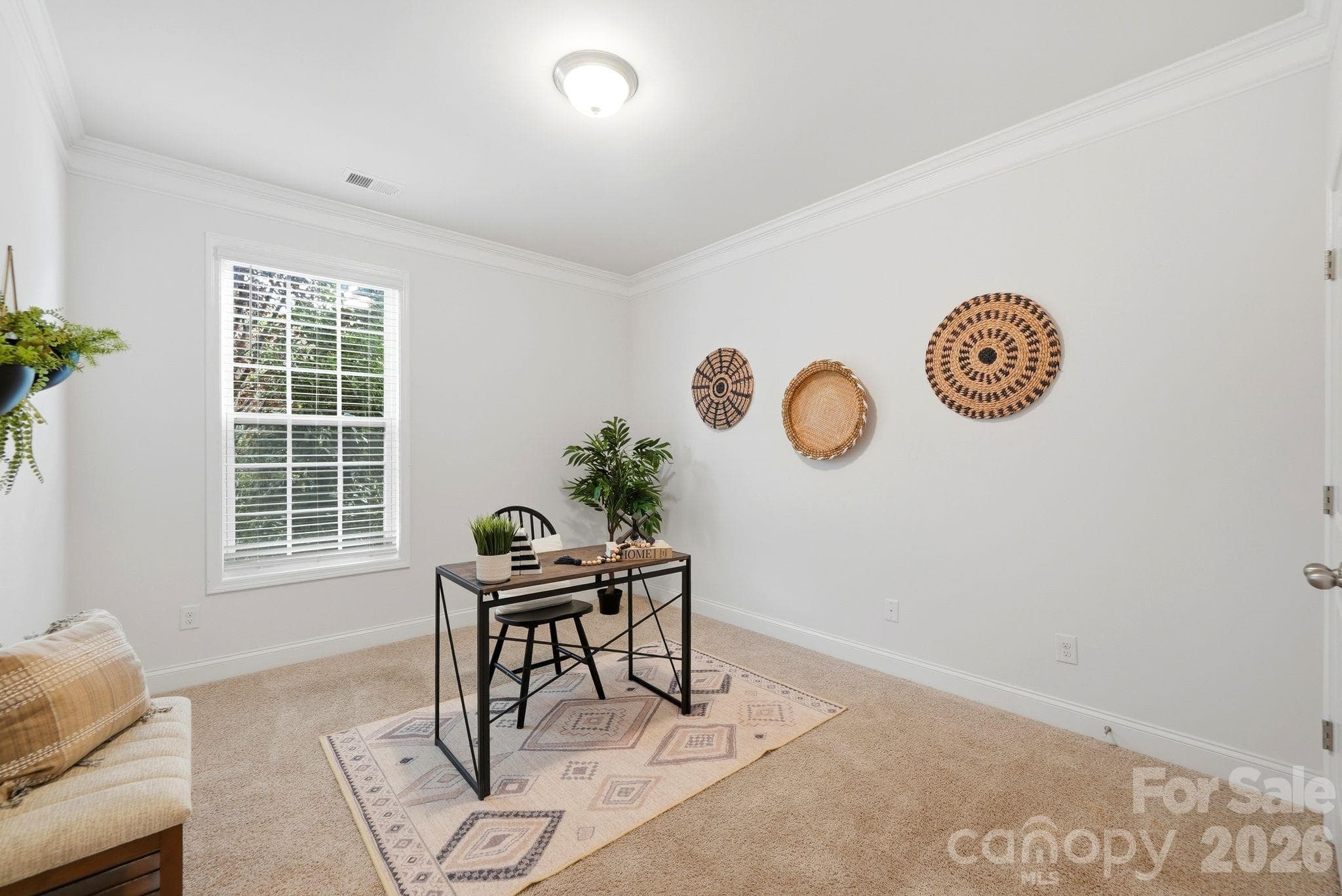Office/bedroom on main floor - 2029 Burton Point Court, Waxhaw