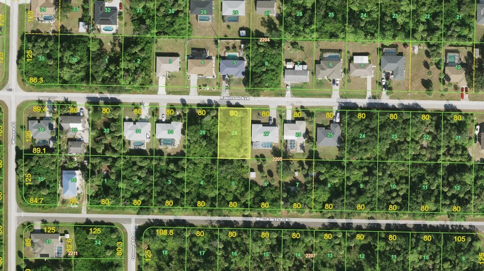 Land at 18179 ROBINSON AVE, PORT CHARLOTTE, photo 6 of 10