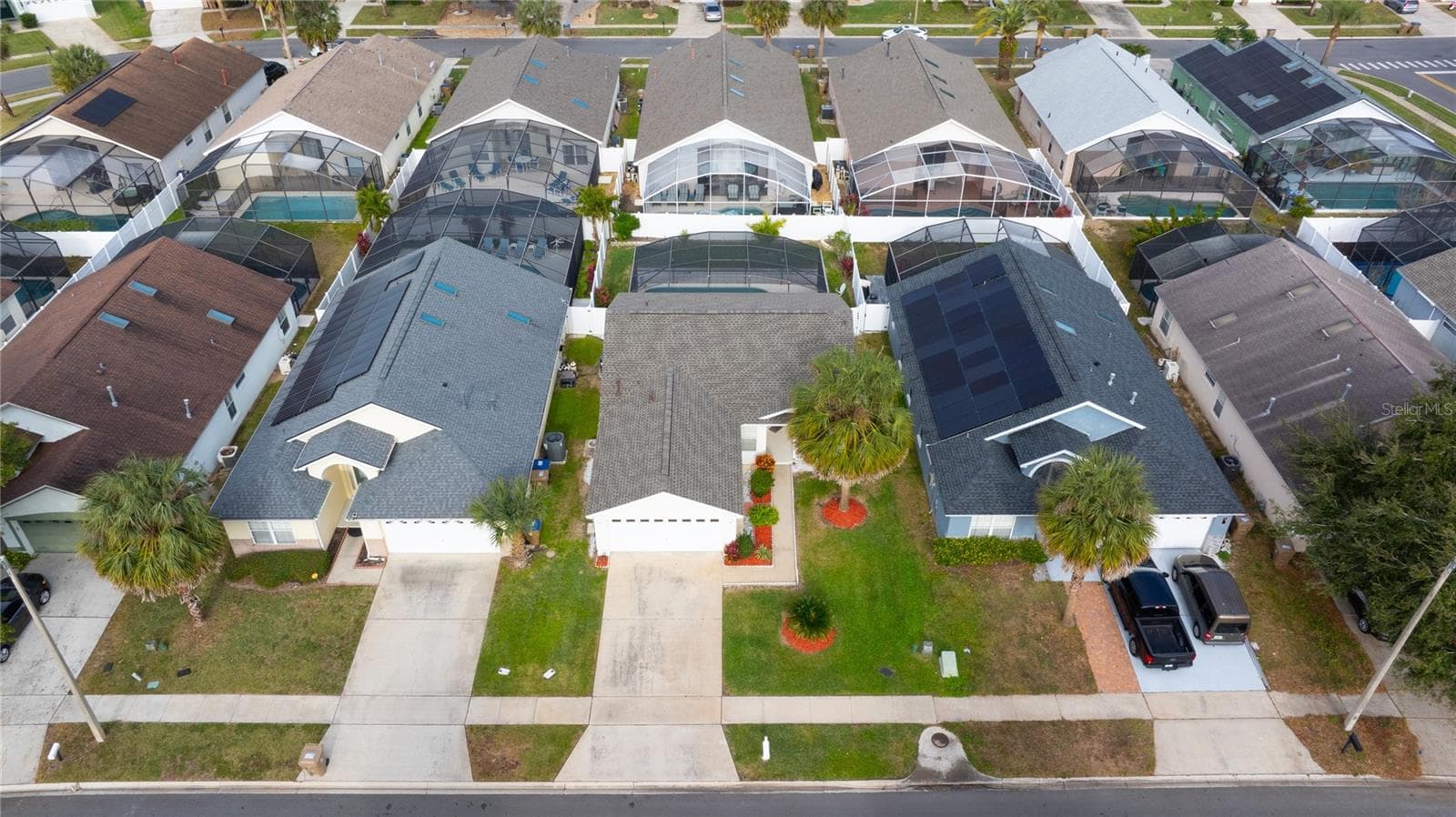 Aerial view - 8007 ARROW CREEK RD, KISSIMMEE