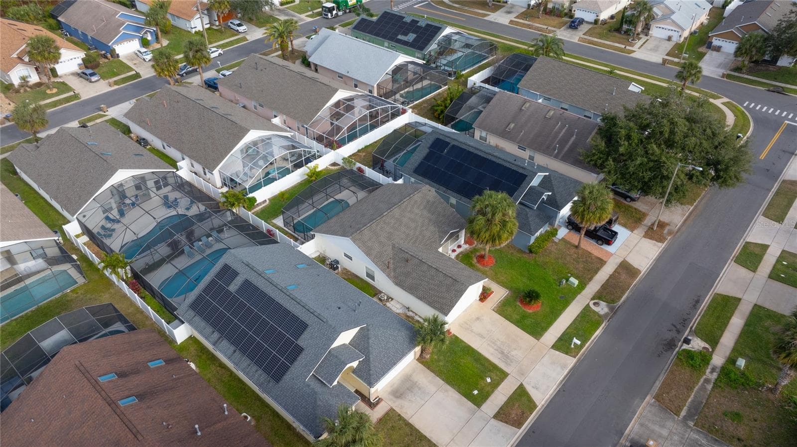 Aerial view - 8007 ARROW CREEK RD, KISSIMMEE