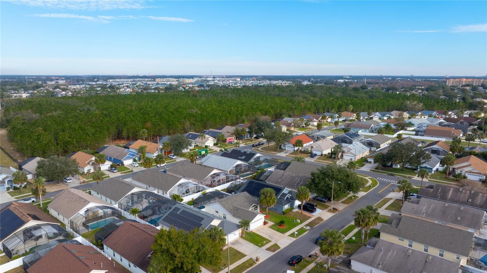 Aerial view - 8007 ARROW CREEK RD, KISSIMMEE