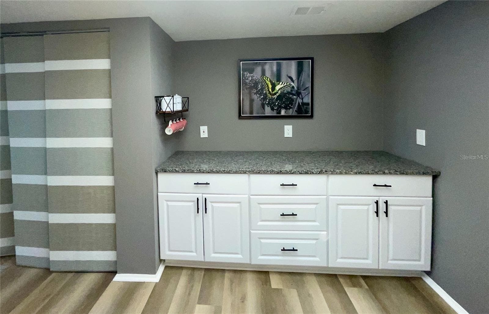 Kitchen pantry closet and coffee bar with extra cabinets - 1020 85TH AVE N #222, ST PETERSBURG