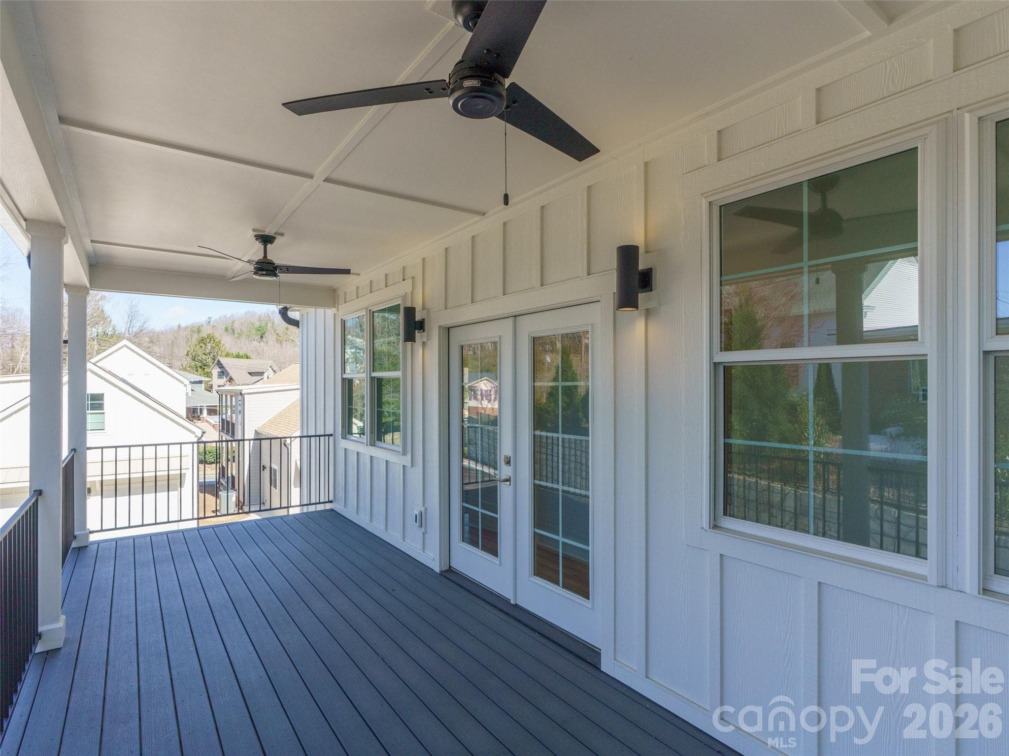 Main Level Covered Porch - 43 Skyvue Court, Saluda