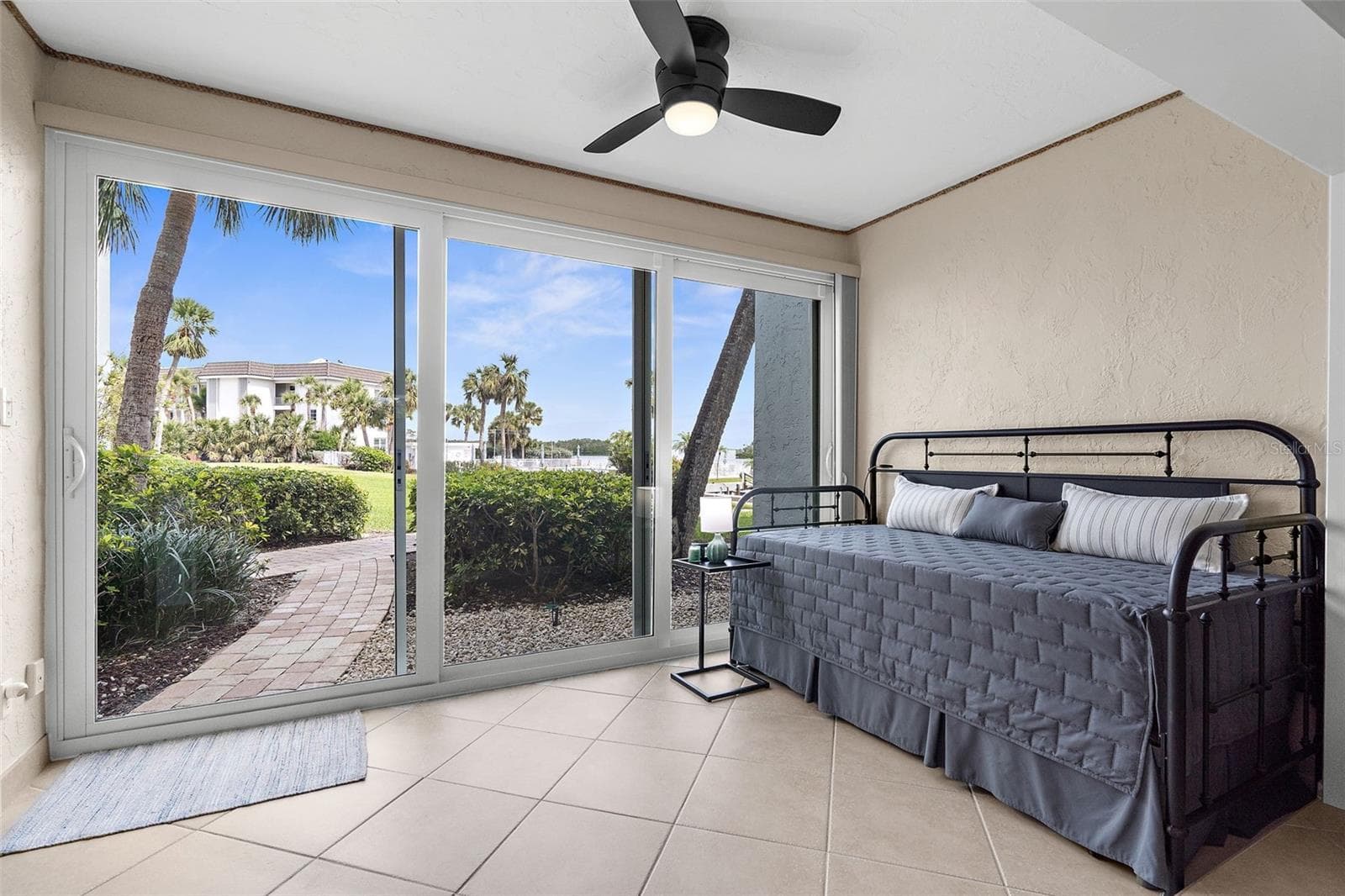 Sitting Room with Bay Views to relax after a busy day - 600 SUTTON PL #101B, LONGBOAT KEY