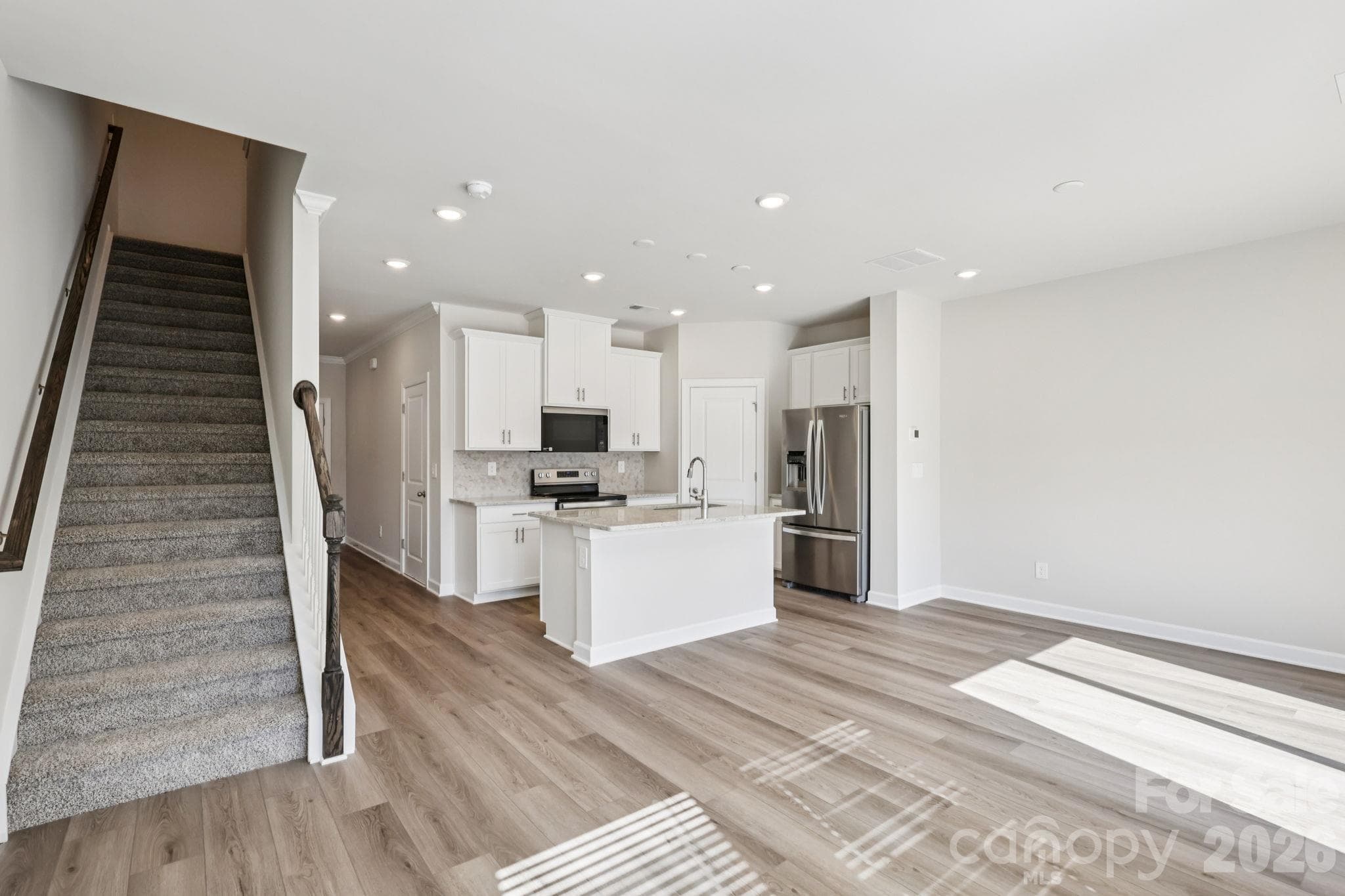 Photo is not of the actual home but is an inspirational photo of builder’s model home and may depict options, furnishings, and/or decorator features that are not included. - 8009 Hidden Springs Trail, Charlotte