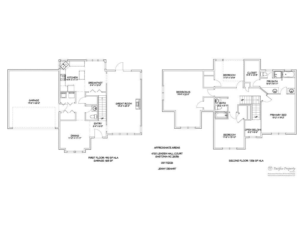 Floorplan - 4700 Lenden Hall Court, Gastonia