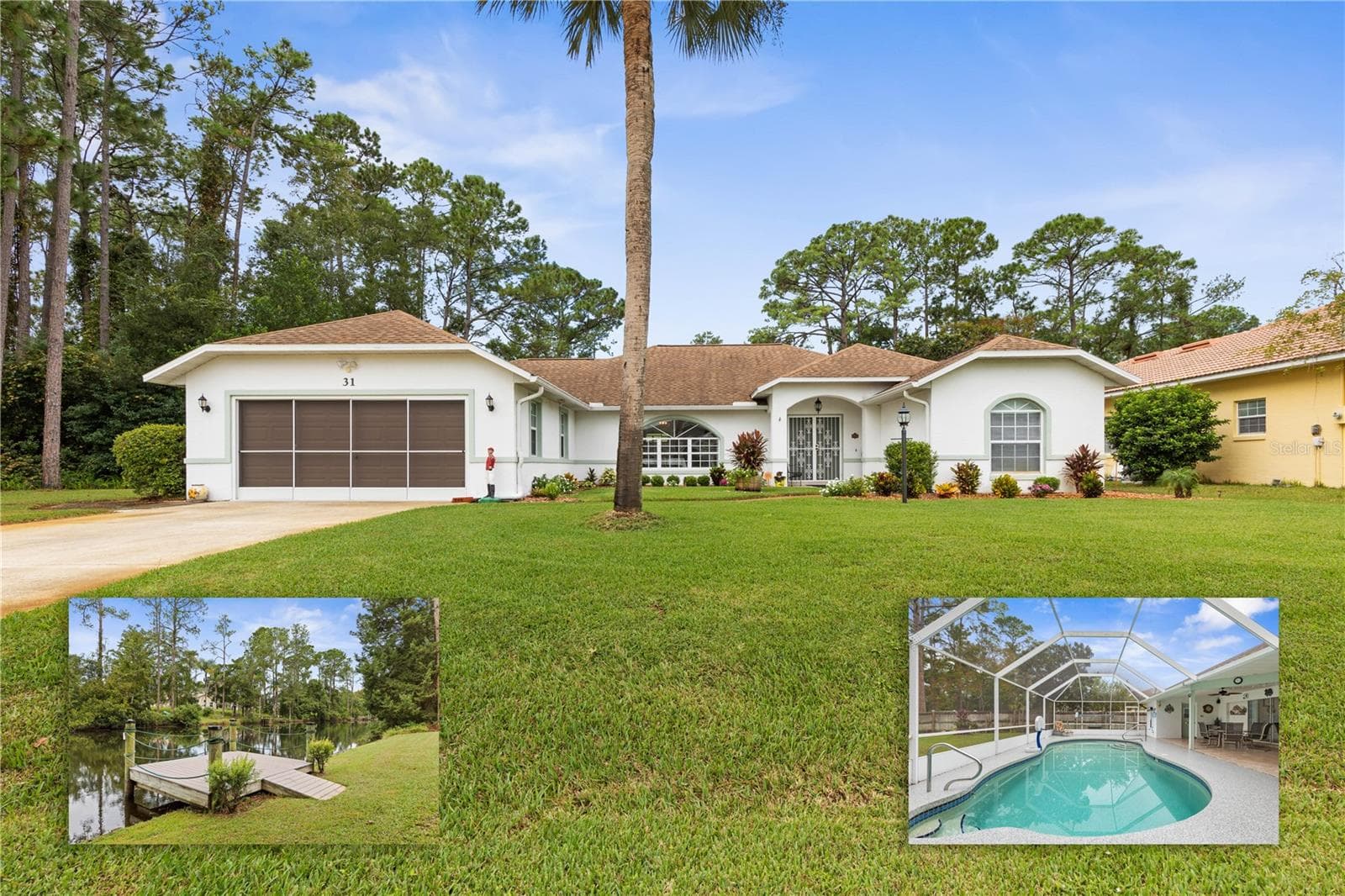 Pool home in an EXCELLENT Location - 31 BOSTON LN, PALM COAST