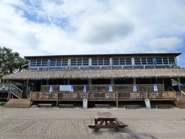 Back of Restaurant on the sand and by water - 3 FISHER WAY PL, OCKLAWAHA
