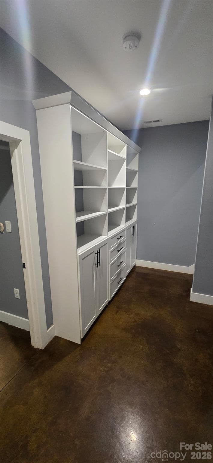 built in cabinetry in office niche - 21 Wilmington Street, Asheville