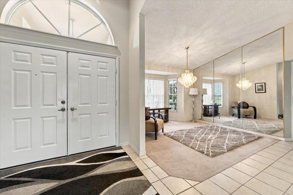 Front Door and Formal Dining Room - 4437 FLINTLOCK LOOP, LAKELAND