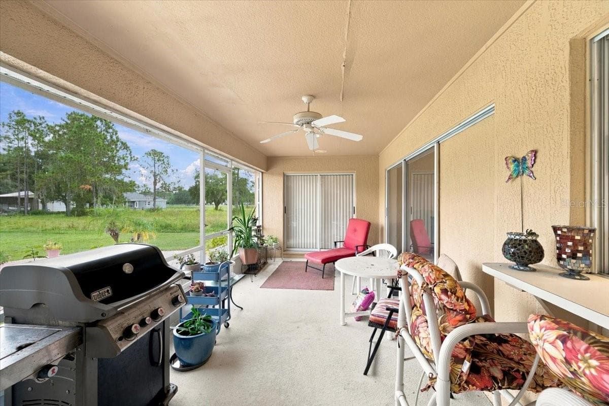 Back screened lanai - 4437 FLINTLOCK LOOP, LAKELAND