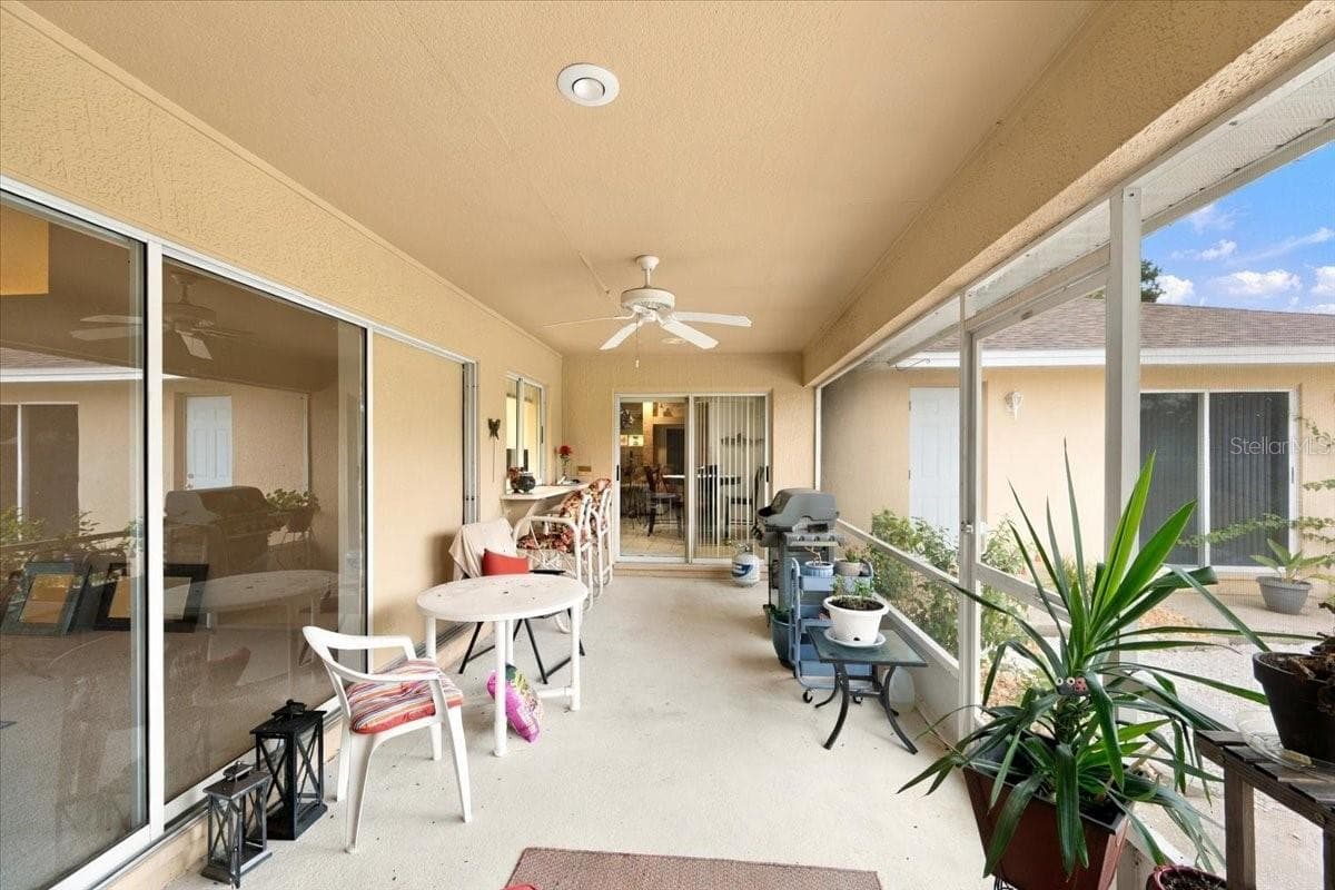 Back screened lanai - 4437 FLINTLOCK LOOP, LAKELAND