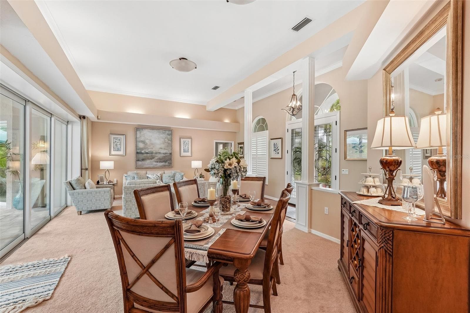 Spacious formal areas - 444 FIELDSTONE DR, VENICE