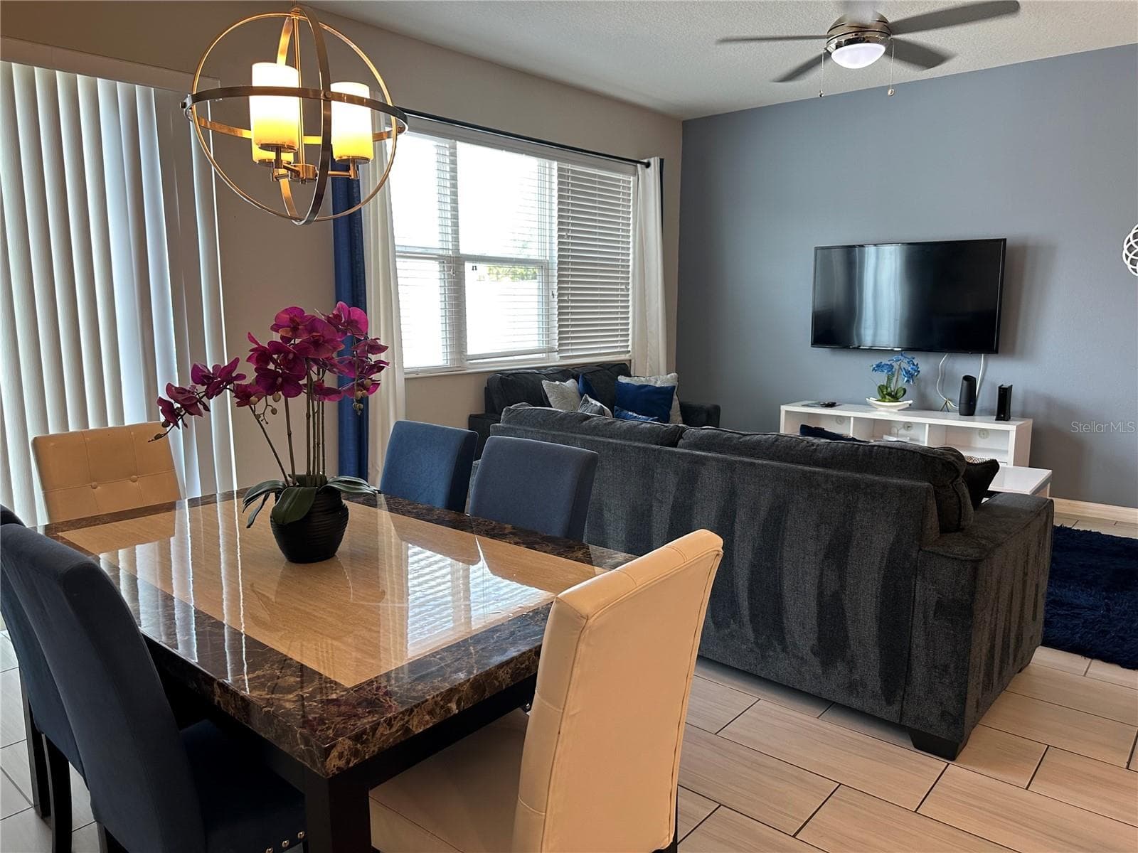 Dining room and living combo - 5145 ADELAIDE DR, KISSIMMEE
