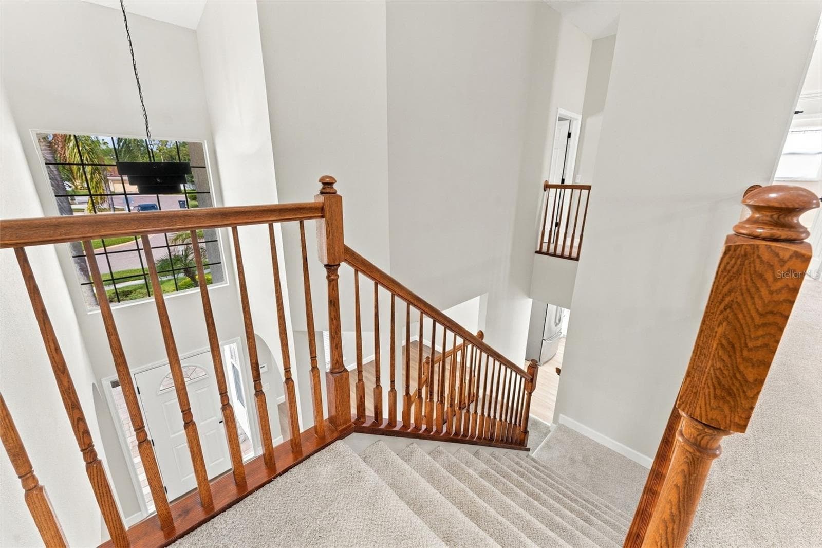 Soaring entryway ceilings highlighted by a beautiful new light fixture - 10102 VISTA POINTE DR, TAMPA