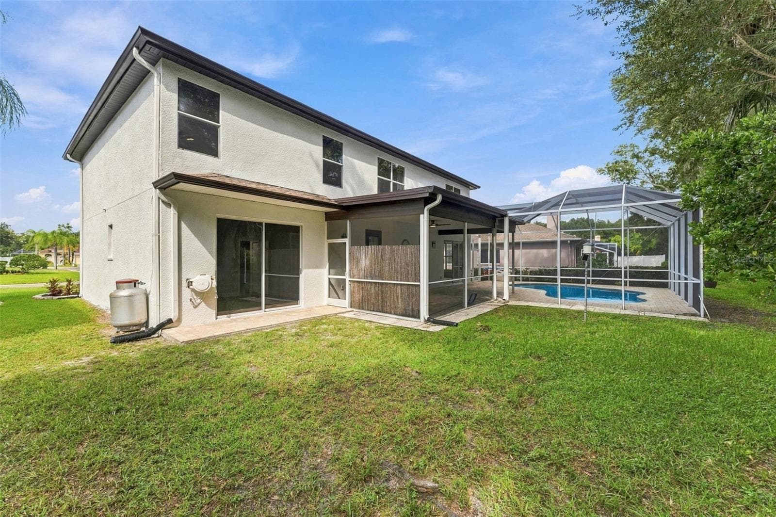 Backyard view of your home - 10102 VISTA POINTE DR, TAMPA