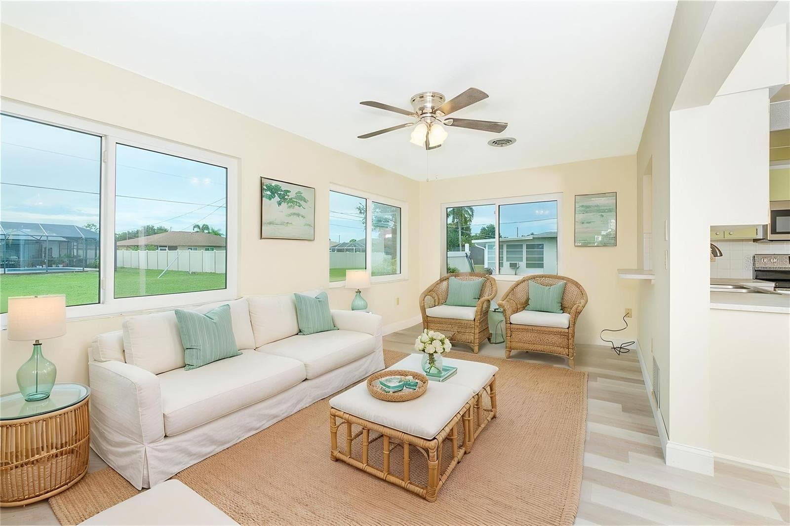 Family Rm - virtually staged - 995 BAY VISTA BLVD, ENGLEWOOD